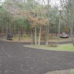 Gravel Paved Driveway in Grand Haven.  This was a fun driveway to install, many curves and corners.  