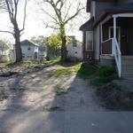 Before picture of Steven Lee's driveway.